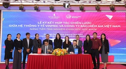 AIA Việt Nam và Vinmec hợp tác chiến lược mở rộng hệ sinh thái chăm sóc sức khỏe cao cấp