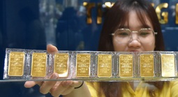 Sáng 5-12, giá vàng miếng SJC, vàng nhẫn tiếp tục giảm