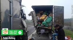 Tai nạn liên hoàn trên cao tốc Bắc-Nam đoạn qua Hà Tĩnh