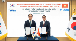 THACO hợp tác với Hyundai sản xuất tàu điện và tàu cao tốc tại Việt Nam