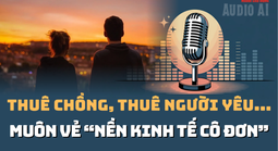 Audio: Thuê chồng, thuê người yêu... - muôn vẻ "nền kinh tế cô đơn"