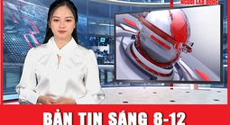 Bản tin sáng 8-12: Biển Đông trong cơn mưa gió dữ dội của áp thấp nhiệt đới