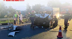 Xe chở cô dâu chú rể gặp nạn trên cao tốc, 4 người chết