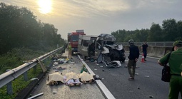 Tai nạn trên cao tốc Đà Nẵng – Quảng Ngãi, 3 người chết, 10 người bị thương