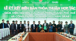 TP Huế và Grab Việt Nam hợp tác thúc đẩy chuyển đổi số