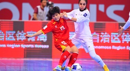 Futsal nữ Việt Nam và Iran chia điểm, chủ nhà World Cup đại bại