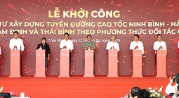 Thủ tướng dự lễ khởi công tuyến cao tốc gần 20.000 tỉ đồng qua Thái Bình, Nam Định