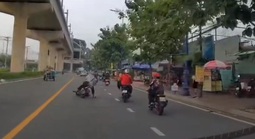 Đã xác định được thanh niên đạp xe máy ở TP Thủ Đức