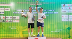 Báo Người Lao Động vô địch 1 nội dung quần vợt "Ngày hội những người làm báo TP HCM"