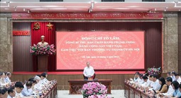 Tổng Bí thư Tô Lâm làm việc với Ban Thường vụ Thành ủy Hà Nội