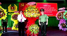 Giám đốc Công an tỉnh Bình Định được thăng hàm thiếu tướng