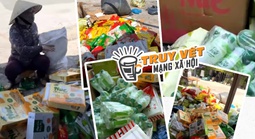 VIDEO: Xôn xao nhiều loại bánh kẹo, nước ngọt “nhập ngoại” bị vứt bỏ