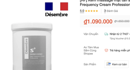 Thu hồi một sản phẩm kem massage nhập khẩu từ Hàn Quốc