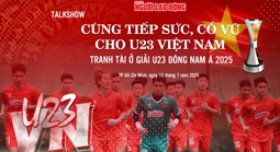 Hấp dẫn Talkshow "Cùng tiếp sức, cổ vũ tuyển U23 Việt Nam"