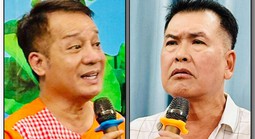 Minh Nhí, Hữu Nghĩa lo khán giả bật cười khi diễn kịch chính luận