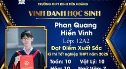 Chân dung thủ khoa khối A của TP HCM đạt điểm tuyệt đối 30/30