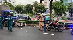 Trích xuất camera tìm người đi xe máy gây tai nạn ở TP HCM