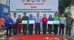 Phường Nhiêu Lộc ra mắt nhiều công trình chào mừng Đại hội
