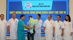 Sau ghép quả tim nhận từ TP HCM, người bệnh ở Huế đã xuất viện