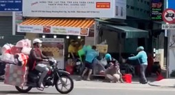 TP HCM: Tạm giữ 5 người đánh nhau trước quán trà sữa