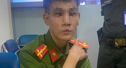 Giả công an vào sân bay Đà Nẵng để phân luồng xe