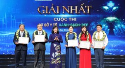 5 cơ sở y tế giành giải nhất cuộc thi "xanh - sạch - đẹp"