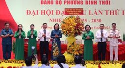 Đại hội Đảng bộ phường Bình Thới lần thứ I thành công tốt đẹp
