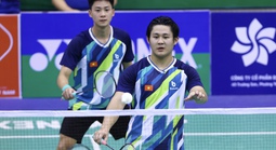 Đình Hoàng, Đình Mạnh làm nên lịch sử cho đôi nam cầu lông tại Vietnam Open