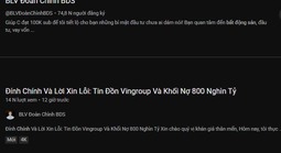 65 kênh mạng xã hội gỡ bỏ nội dung sau khi Vingroup công bố khởi kiện