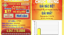 Cần Thơ: Vé số cào vừa phát hành đã có người trúng giải đặc biệt 1 tỉ đồng