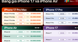 Các hệ thống bán lẻ đồng loạt nhận đặt cọc iPhone 17 series