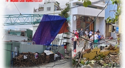 Nguyên nhân cần cẩu gãy đè sập tường rào Bảo tàng điêu khắc Chăm