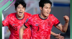 Hạ Lebanon, U23 Hàn Quốc có chiến thắng đầu tiên ở giải châu Á