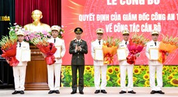 Công an tỉnh Thanh Hóa điều động, bổ nhiệm nhiều bán bộ