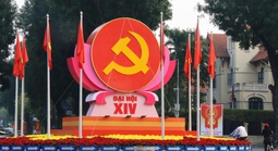 VIDEO: Hà Nội rực rỡ cờ, hoa chào mừng Đại hội lần thứ XIV của Đảng