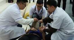 Diễn tập công tác y tế phục vụ Đại hội XIV của Đảng