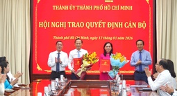 TPHCM: Công bố quyết định của Ban Thường vụ Thành ủy về công tác cán bộ