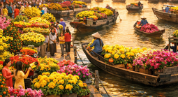 Tất tần tật thông tin về chợ hoa xuân “Trên bến dưới thuyền” Tết Bính Ngọ của TPHCM