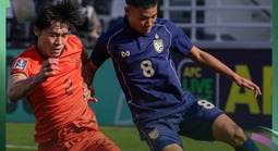 Clip: Hàng công U23 Thái Lan bất lực trước Trung Quốc, dừng bước ở vòng bảng châu Á