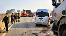 Hiện trường vụ tai nạn thảm khốc trên cao tốc khiến 4 người chết, 6 người bị thương