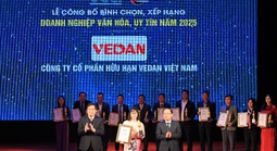 Vedan Việt Nam được vinh danh “Doanh nghiệp Văn hóa, Uy tín năm 2025”