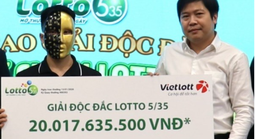 Một thanh niên trúng Vietlott hơn 20 tỉ đồng "hết sức bất ngờ"