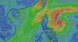 Bão Nokaen sắp đổi hướng, có ảnh hưởng tới nước ta?