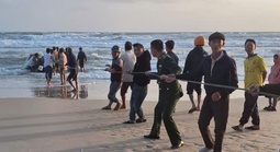 Chìm ghe đánh cá, một ngư dân mất tích trên biển