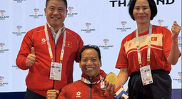 Lê Văn Công giành HCV cử tạ tại ASEAN Para Games 13