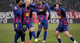 Ngược dòng kịch tính, Barcelona thắng đậm Slavia Prague