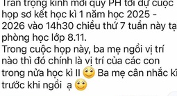 TPHCM: Xôn xao thông tin phụ huynh đua nhau đi họp sớm để giành chỗ ngồi học cho con