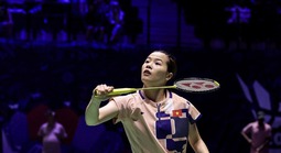 Thùy Linh thua ngược tay vợt Thái, lỡ hẹn bán kết Super 500