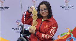 Đoàn TTNKT Việt Nam giành 13 HCV ngày cuối ASEAN Para Games 13