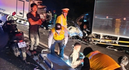 Tai nạn giao thông nghiêm trọng lúc hơn 3 giờ sáng, 2 người tử vong